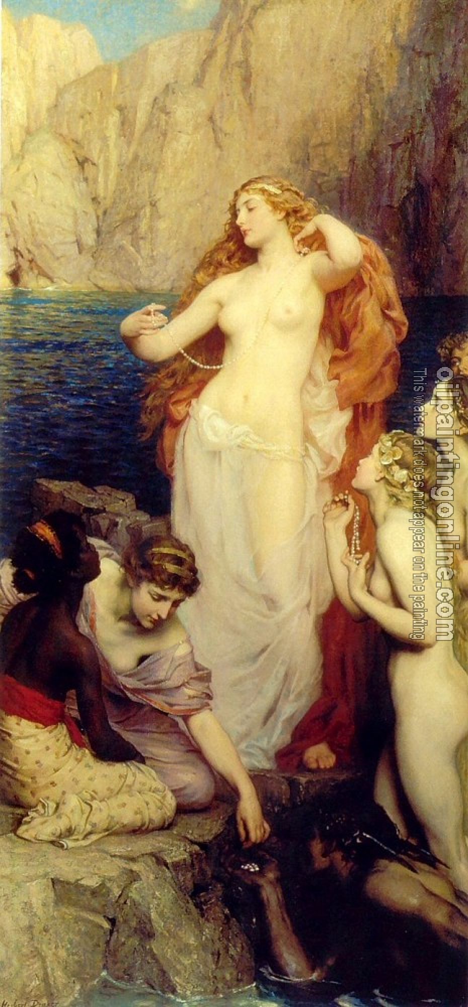 Herbert James Draper - The Pearls of Aphrodite